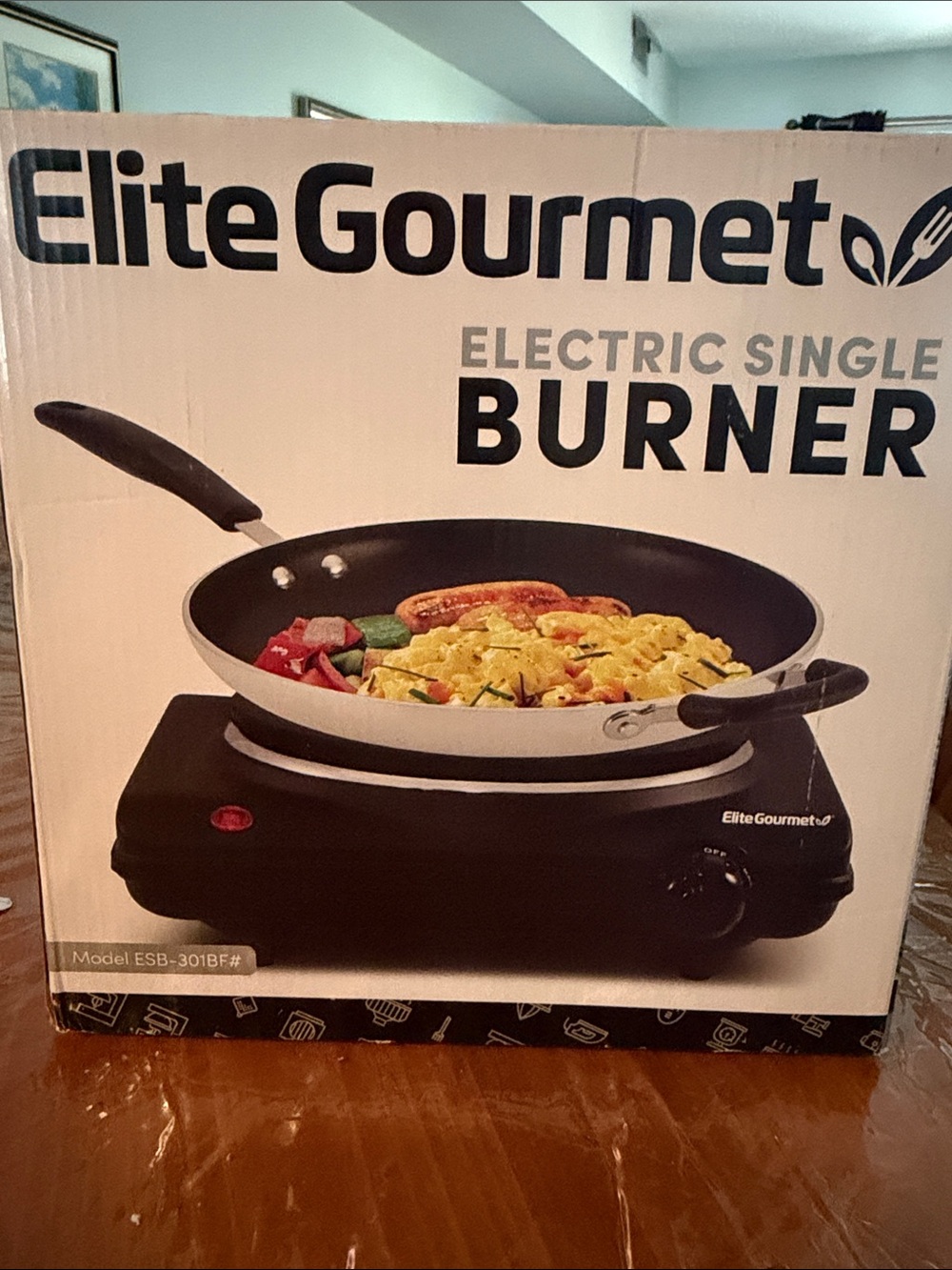 Black Electric Single Burner - Portable Countertop Hot Plate